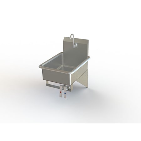 Aero Manufacturing Heavy Duty NSF Lab Sink W/ Faucet And Knee Control LK